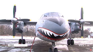 "The Expendables": An-26, which was filmed in Hollywood movie, arrived to Rivne